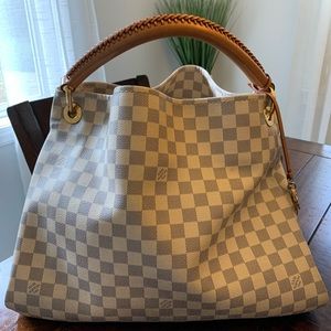 Louis Vuitton Artsy Damier Azur white/blue